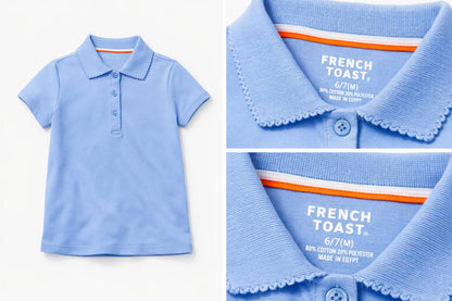 تيشيرت بولو من French Toast للبنات (أعمار 4-12)