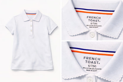 تيشيرت بولو من French Toast للبنات (أعمار 4-12)